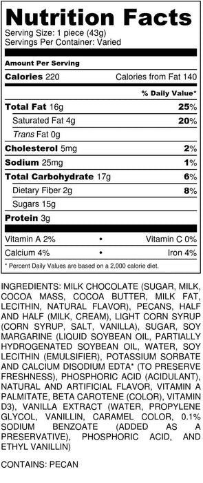 Milk Chocolate Caramillicans - Individual