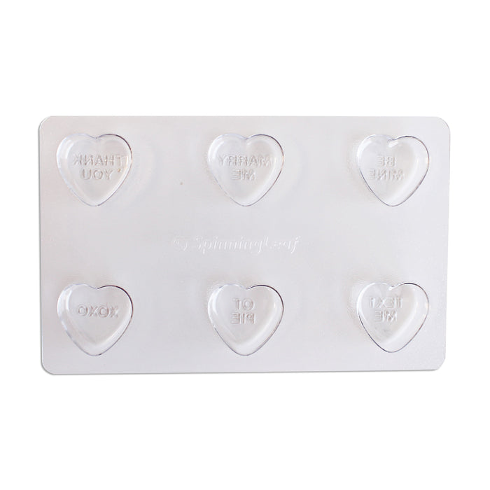 Mini Conversation Hearts Cookie Mold