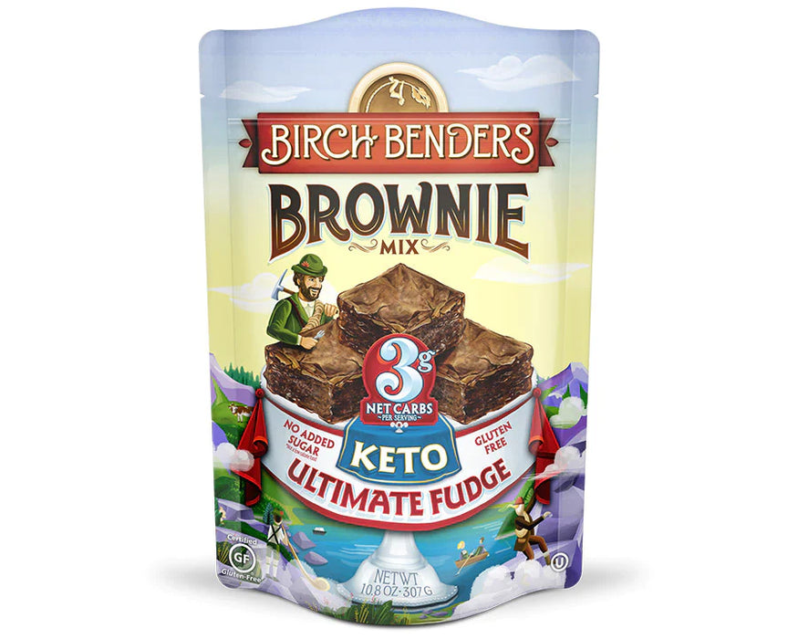 Birch Benders Keto Chocolate Ultimate Fudge Brownie Mix (Pack of 6 - 10.8 Oz)