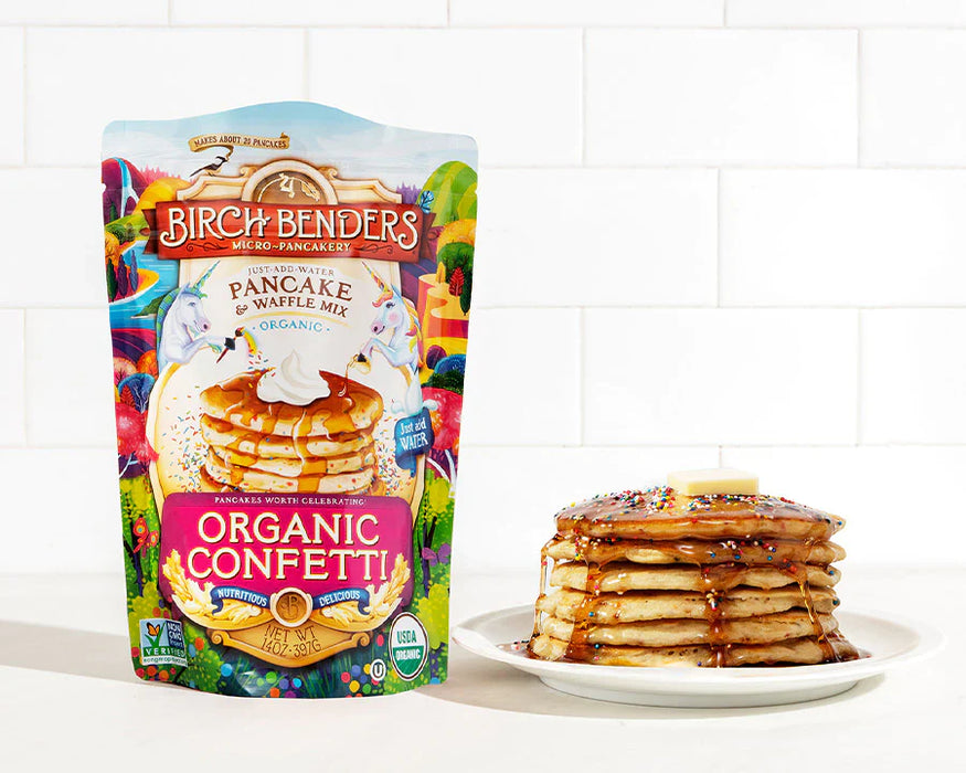 Birch Benders Pancake Mix, Confetti Party, 6-Pack, (14 Oz. Per Box)