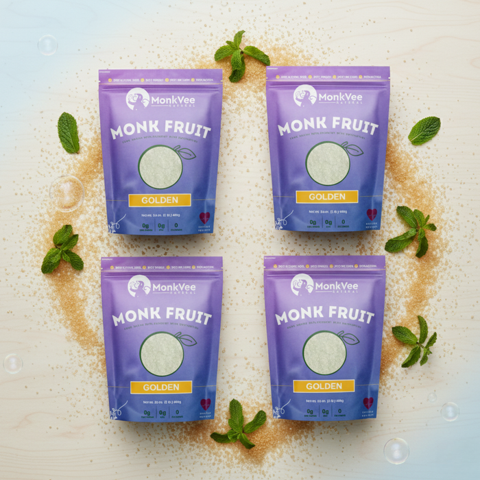 Monk Fruit Sugar | Contains Erythritol, 100% Natural, Zero Calories