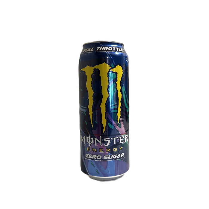Monster Full Throttle Zero Sugar Energy Drink – Peach & Nectarine Flavor (Sweden)