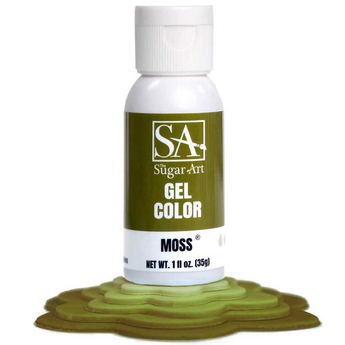 Moss Green Gel Food Color