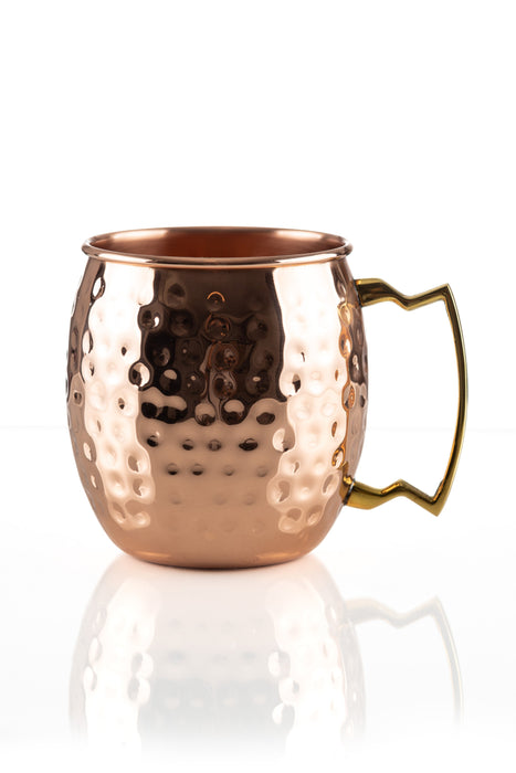 100% Copper Hammered Mule Mug