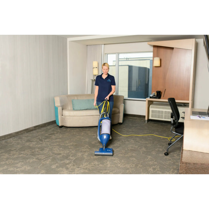 NaceCare N12S 12" Dual Motor Upright Vacuum with Swivel Neck - 90410NC - Commercial Cleaning