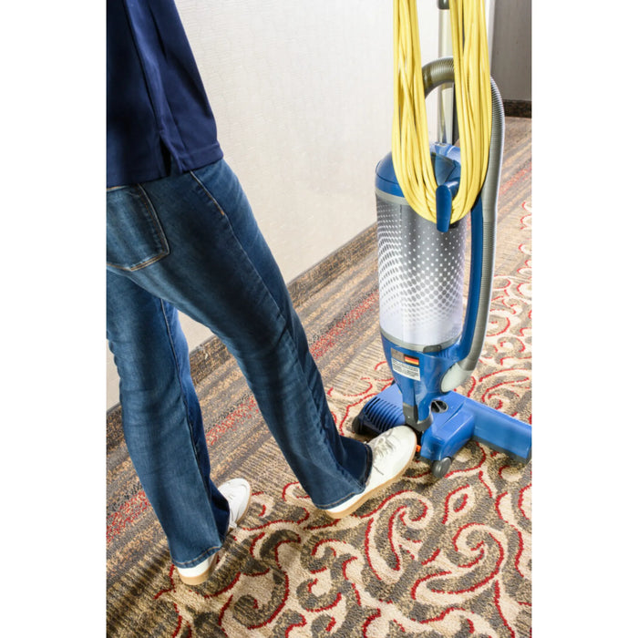 NaceCare N15S 15" Dual Motor Upright Vacuum with Swivel Neck - 90412NC - Commercial Cleaning