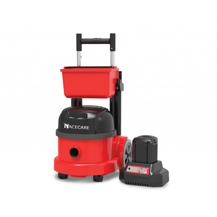 NaceCare NBV 290NX Battery Canister Vacuum with Combo Floor Tool Kit – AST2 - K-913081-C