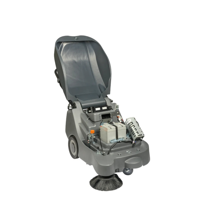 NaceCare 26″ Battery Walk-Behind Sweeper – Vacuum System + Single Side Broom - 114773