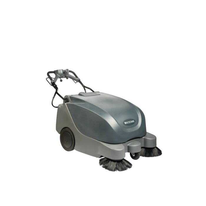 NaceCare 36″ Battery Sweeper – Traction Drive + Vacuum System + Dual Side Brooms - 114774