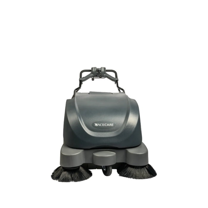 NaceCare 36″ Battery Sweeper – Traction Drive + Vacuum System + Dual Side Brooms - 114774