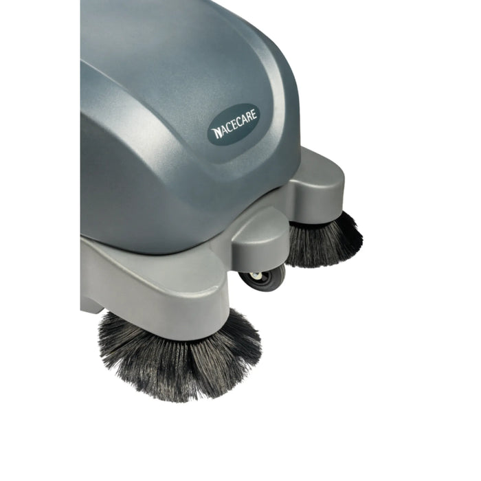NaceCare 36″ Battery Sweeper – Traction Drive + Vacuum System + Dual Side Brooms - 114774