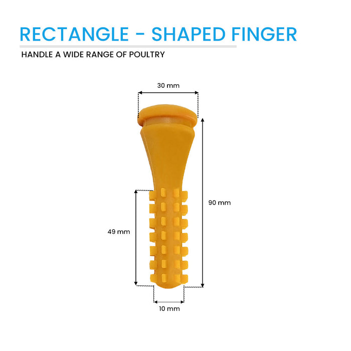 Natural Rubber Chicken Plucking Fingers ProA