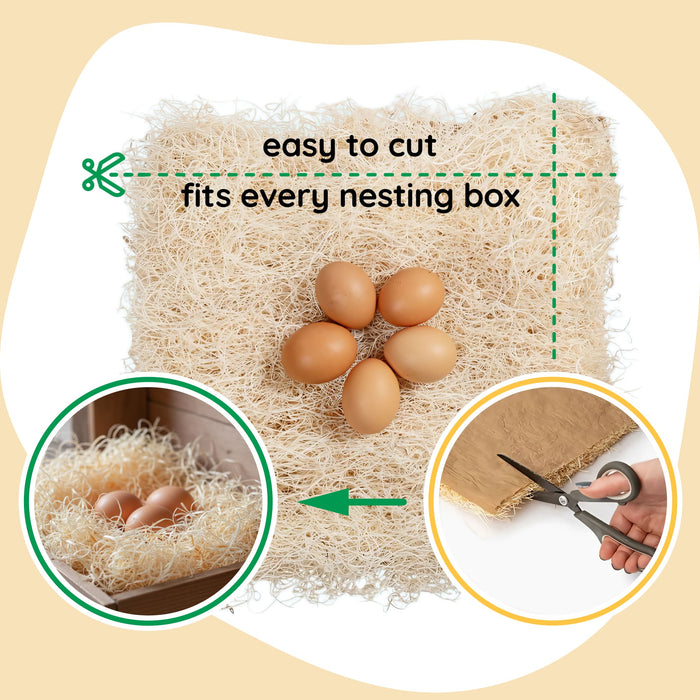 Hatching Time Premium Nesting Pads for Poultry