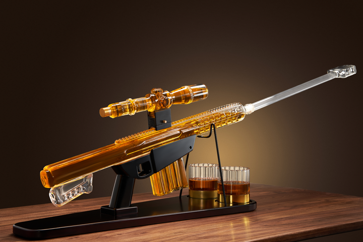 Whiskey Decanter Set - Sniper Liquor Decanter - Thumbnail 2