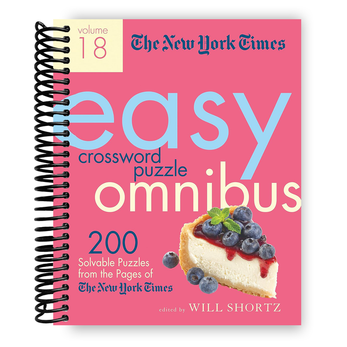 New York Times Easy Crossword Puzzle Omnibus: Volume 18 (Spiral Bound)