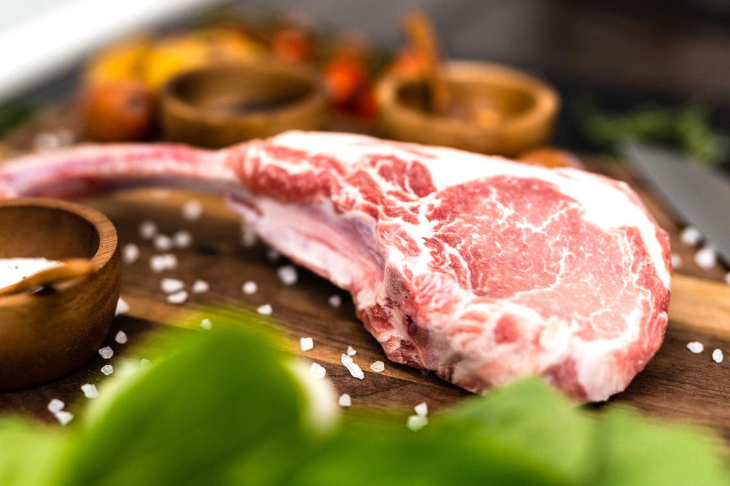 Niman Ranch Iberian Duroc All Natural Pork Tomahawk