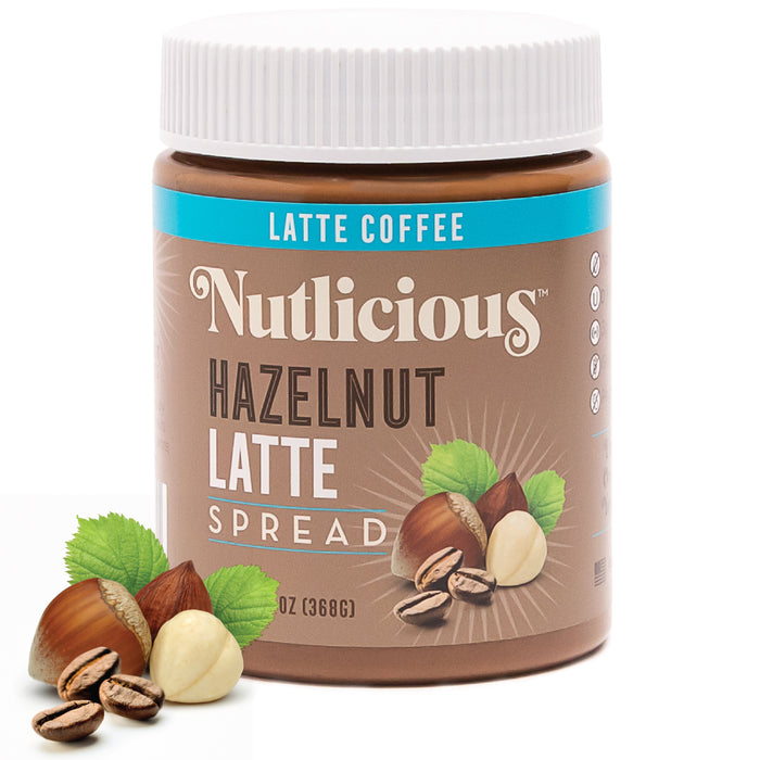 Nutlicious, Hazelnut Latte Spread, 13 oz