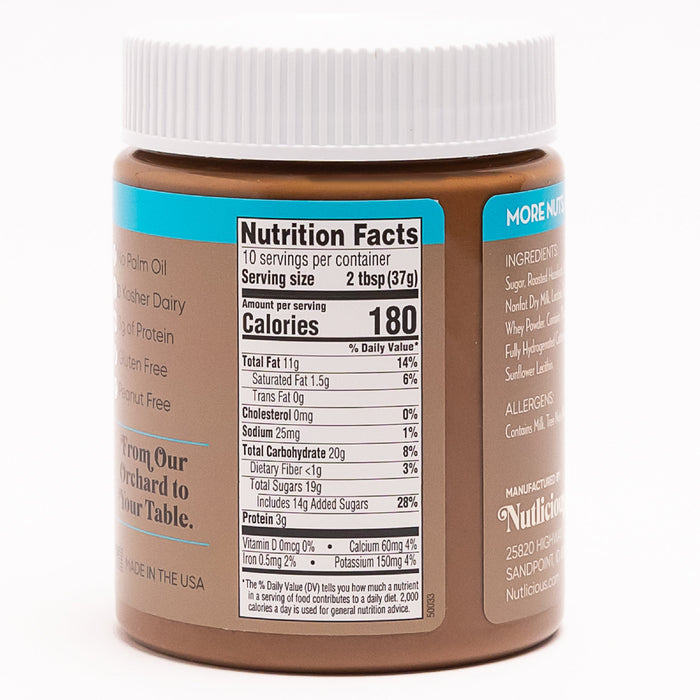 Nutlicious, Hazelnut Latte Spread, 13 oz