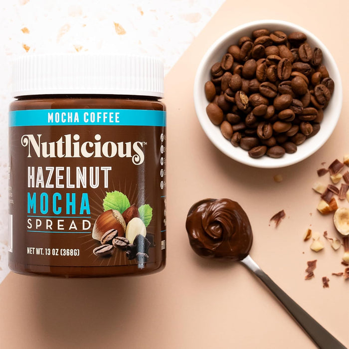 Nutlicious, Hazelnut Mocha Spread, 13 oz