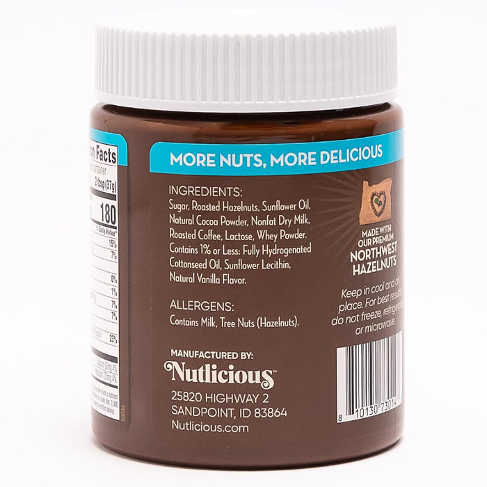 Nutlicious, Hazelnut Mocha Spread, 13 oz