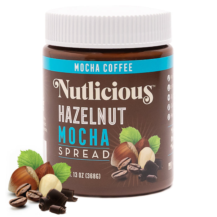 Nutlicious, Hazelnut Mocha Spread, 13 oz