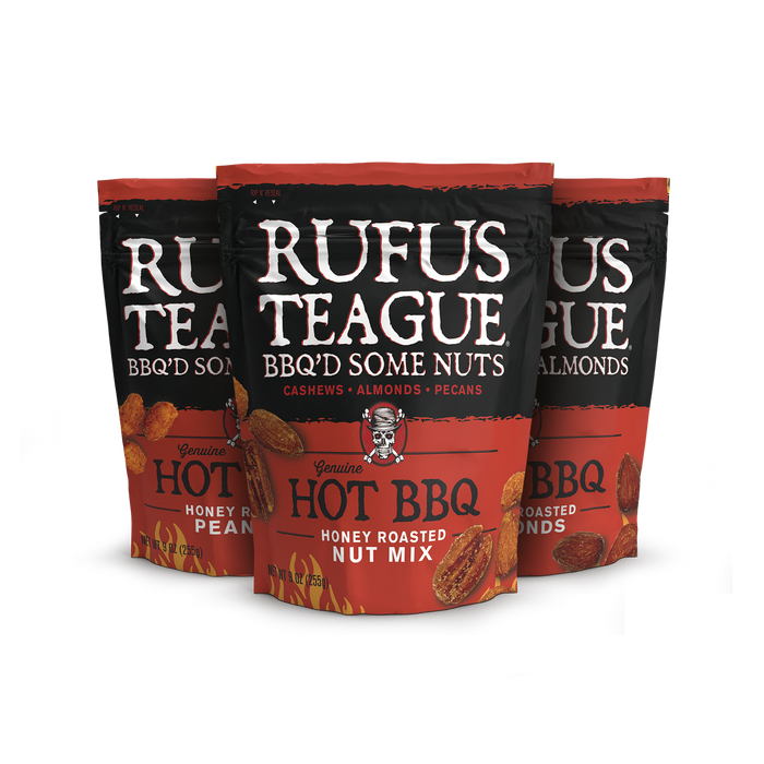 HOT BBQ NUTS - VARIETY 3 PACK