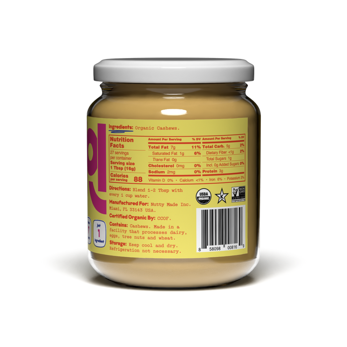 Organic Cashew Base 2-Pack