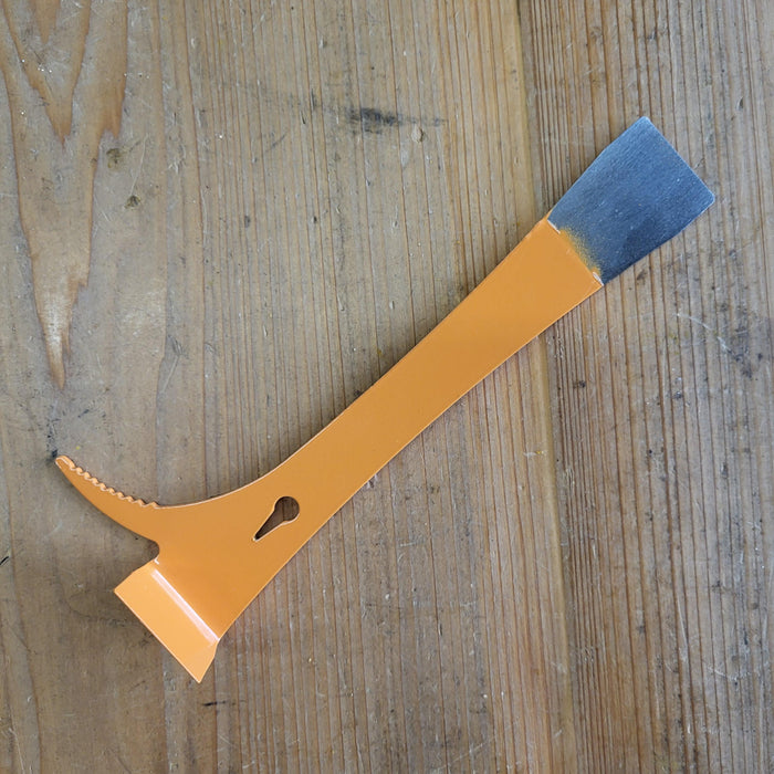 Orange KW Small Steel Hive Tool With Hook
