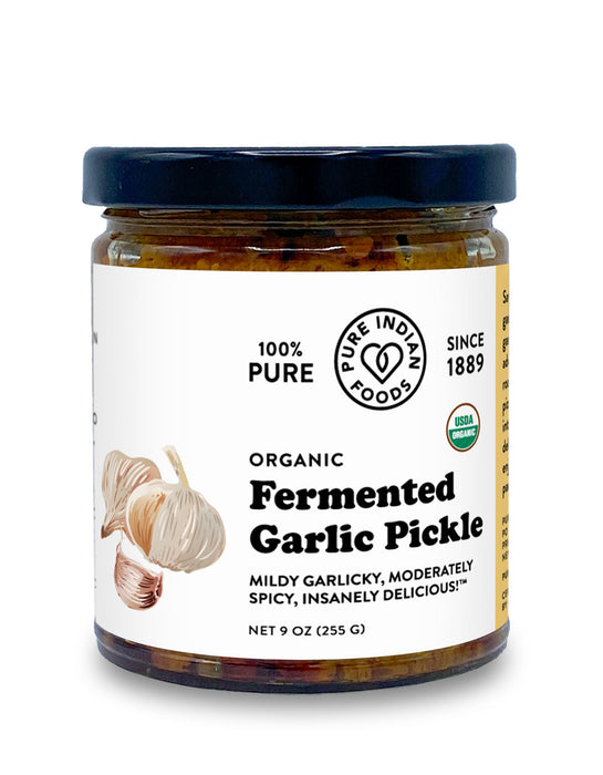 Fermented Garlic Pickle, Certified Organic - 9 oz