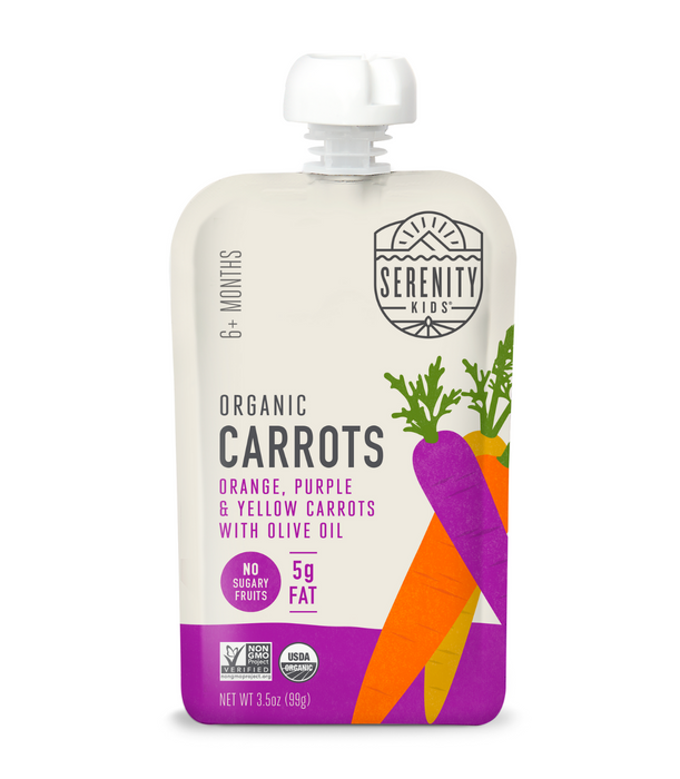 Serenity Kids Carrot Medley Pouch (Pack of 6 - 3.5 Oz)