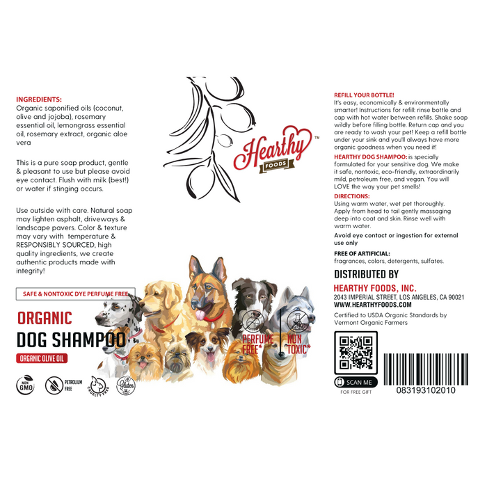 Dog Shampoo Organic