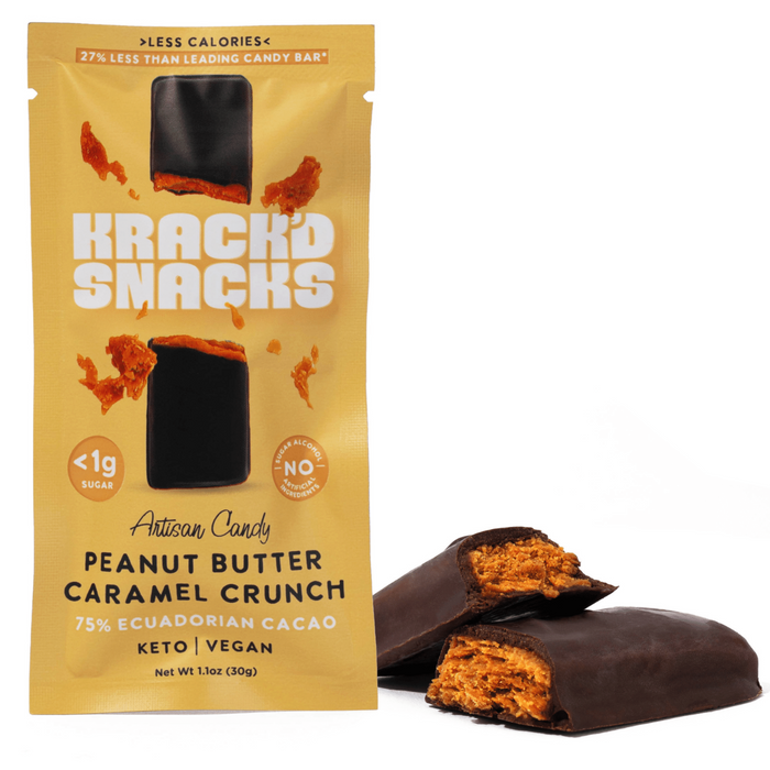 Dark Chocolate Peanut Butter Caramel Crunch, 2g Net Carbs