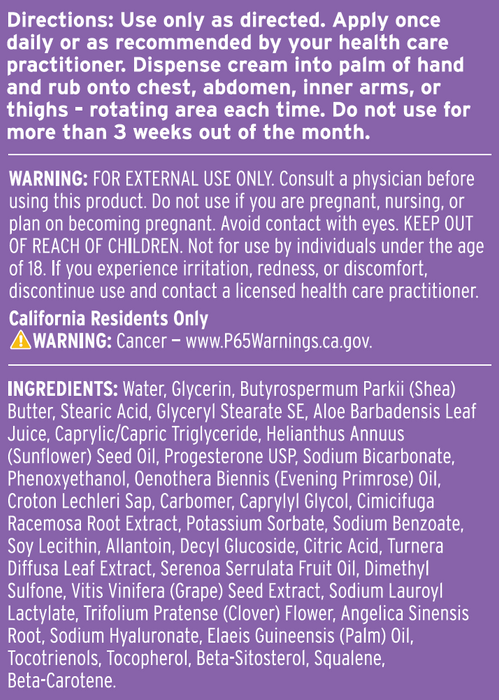 Life-Flo Progesta-Care Plus Cream for Women - 4 oz