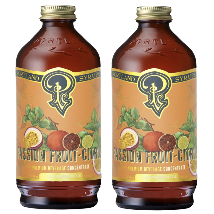 Passion Fruit Citrus Syrup two-pack