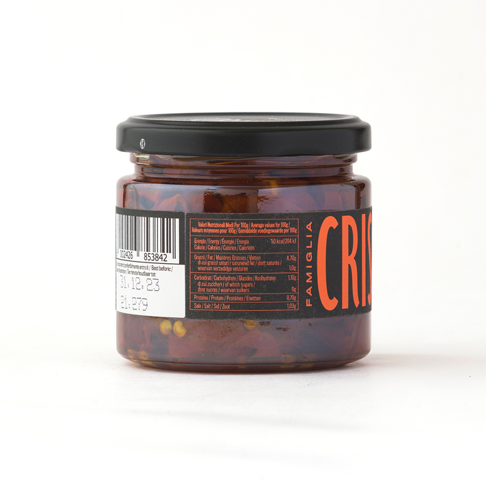 Famiglia Crispino Explosive Calabrian Hot Chili Peppers — Fiery Italian Peperoncini
