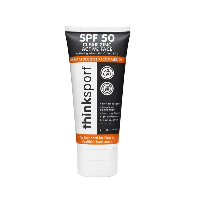 Thinksport Safe Sunscreen Active Clear Zinc SPF 50 - 1 Each - 2 oz