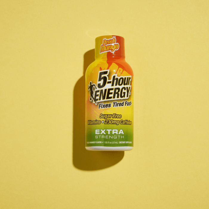 24 Pack 5-hour ENERGY Extra Strength Shots, Peach Mango Flavor Flavor, 1.93 Fl Oz