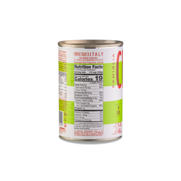 Famiglia Crispino Italian Whole Peeled Tomatoes — Calabrian Grown