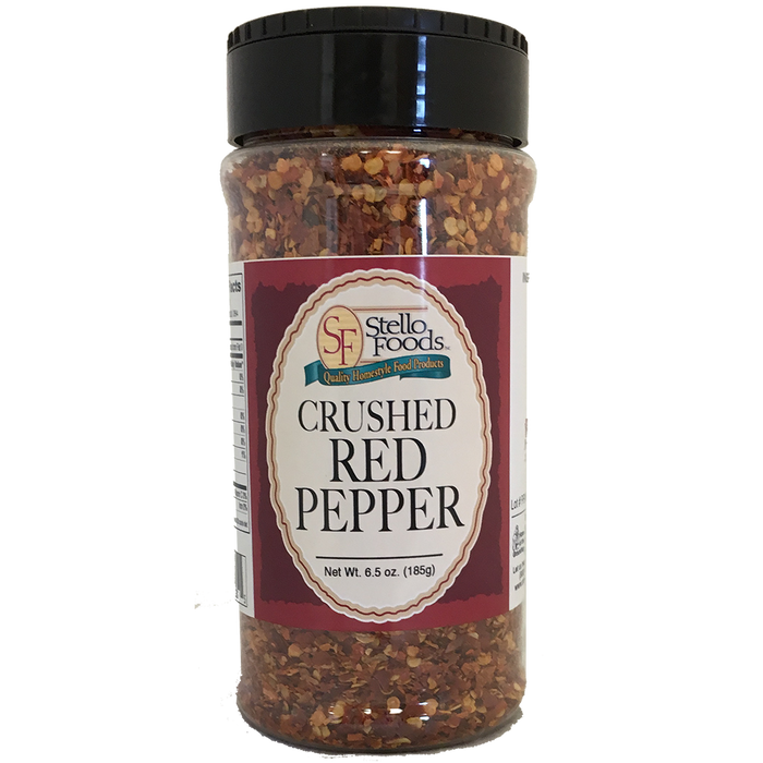 Stello Foods Spices - Red Pepper - Crushed 6.5 oz