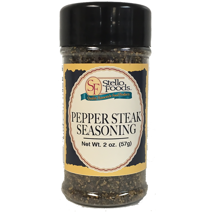 Stello Foods Spices - Pepper Steak Seasoning 2.0 oz