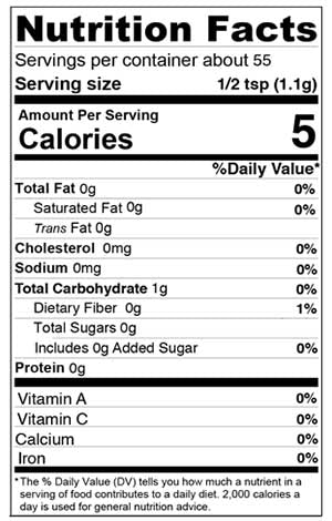 Stello Foods Spices - Peppercorns - Black 2.0 oz