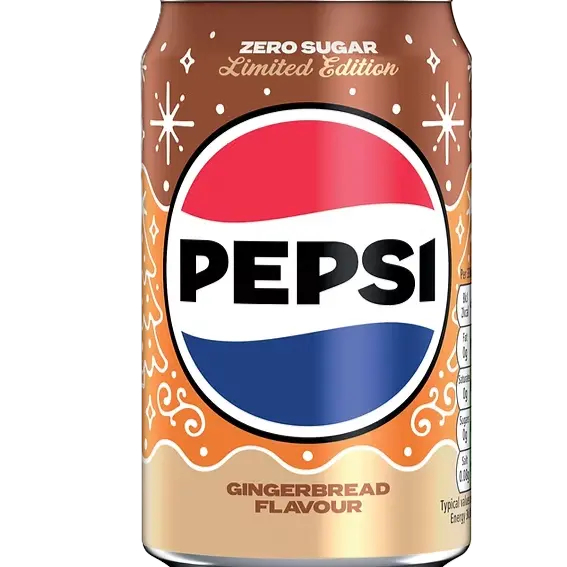 Pepsi Gingerbread – Festive Spiced Cola with Holiday Cookie Flavor (UK)