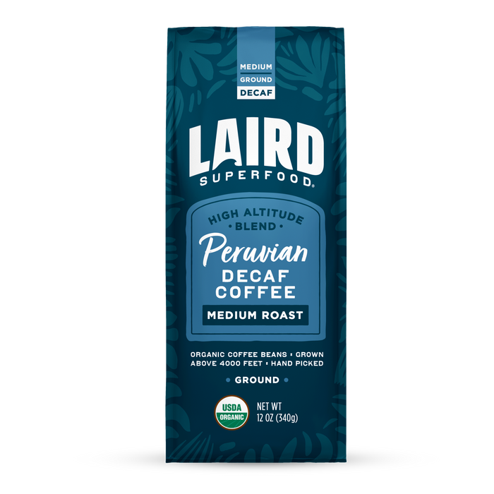 Organic Peruvian Medium Roast Decaf Ground Coffee