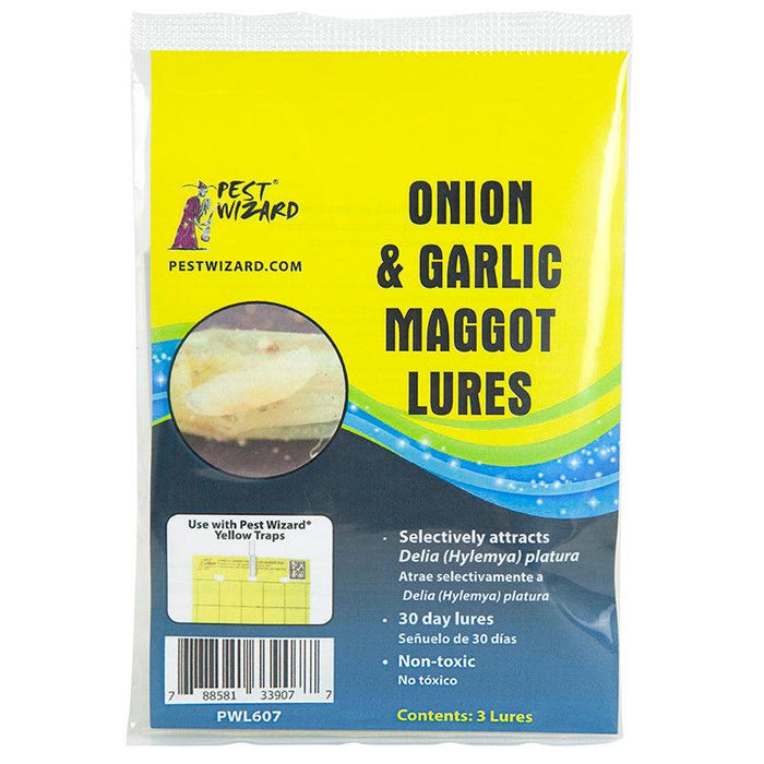 Pest Wizard Onion & Garlic Maggot Lure 3-Pack