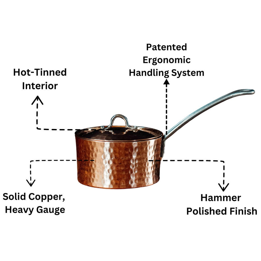 Petite French Copper Butter Pot With Lid — Specialty Food Source