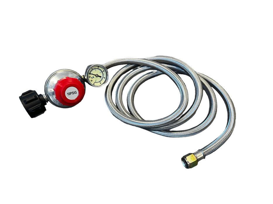 60 Qt Dual Turkey Fryer Pot With Drain Valve / Lid & Turkey Rack