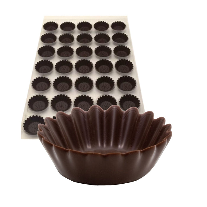 Callebaut Mini Dark Chocolate Cups – 210 ct | Ready-to-Fill Shells for Desserts & Pastry Creations