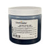 Jar of Chefmaster gel food color in coal black on a white background