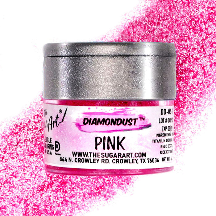 Pink Edible Glitter