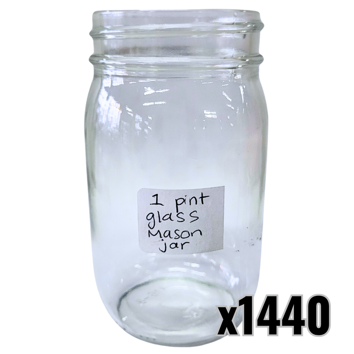 Pint Glass Mason Jar - 16 oz